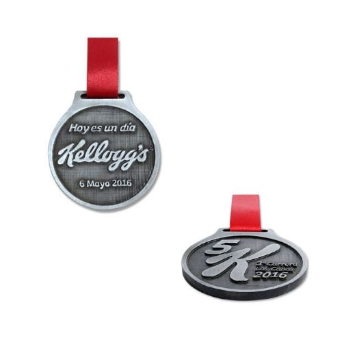 Medalla vaciada carrera Kellogg´s