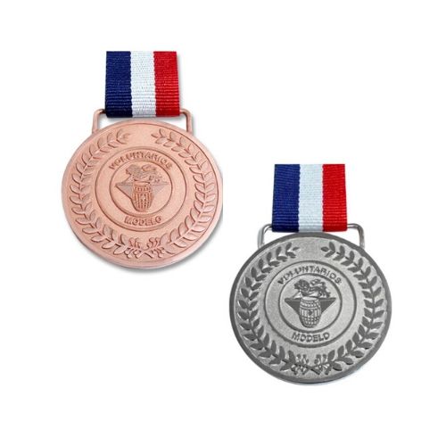 Medalla premio Voluntarios Modelo