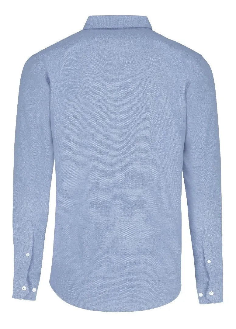 Camisa Oxford Azul Cielo