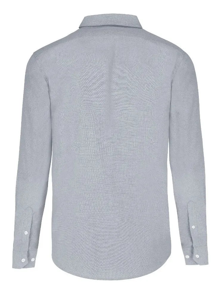 Camisa Oxford Gris