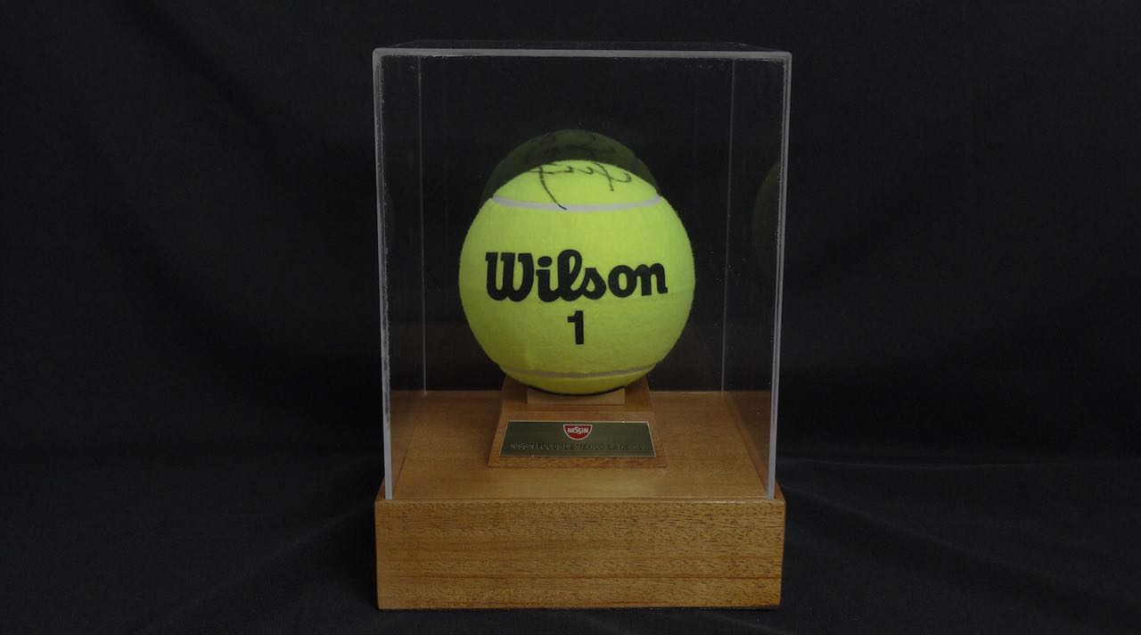 Reconocimiento encapsulado pelota Tenis