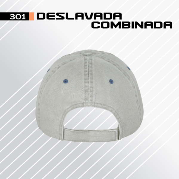 Gorra Deslavada Combinada