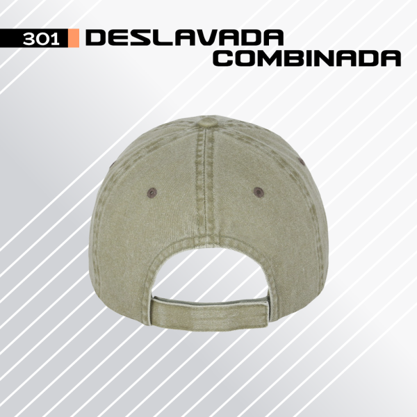 Gorra Deslavada Combinada