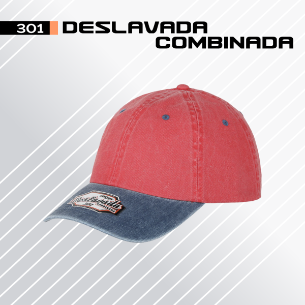 Gorra Deslavada Combinada