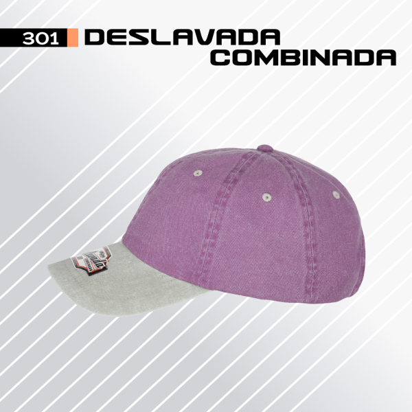 Gorra Deslavada Combinada