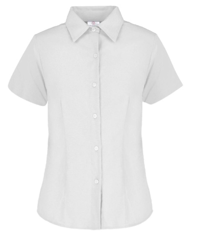 Camisa Gabardina Manga Corta Blanca