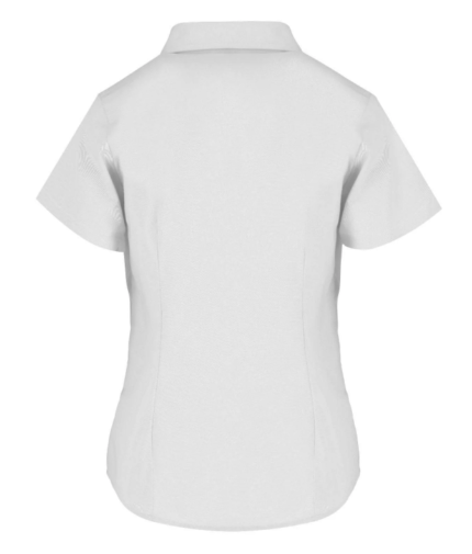 Camisa Gabardina Manga Corta Blanca