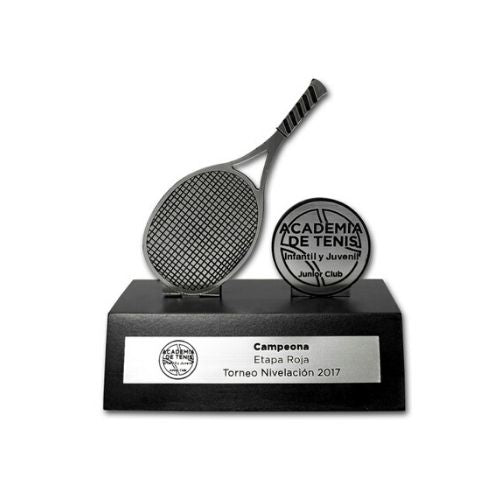 Trofeo Raqueta y Pelota de Tenis