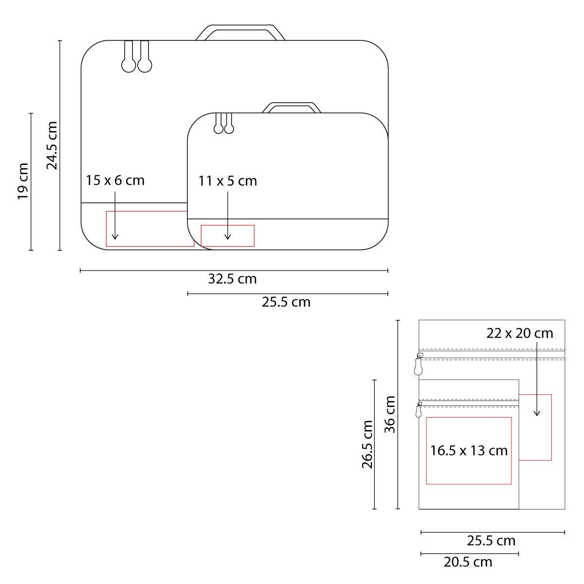 Set Organizador de Viaje Cavtat