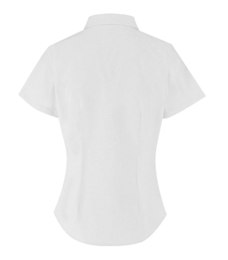 Camisa Oxford Manga Corta Blanca